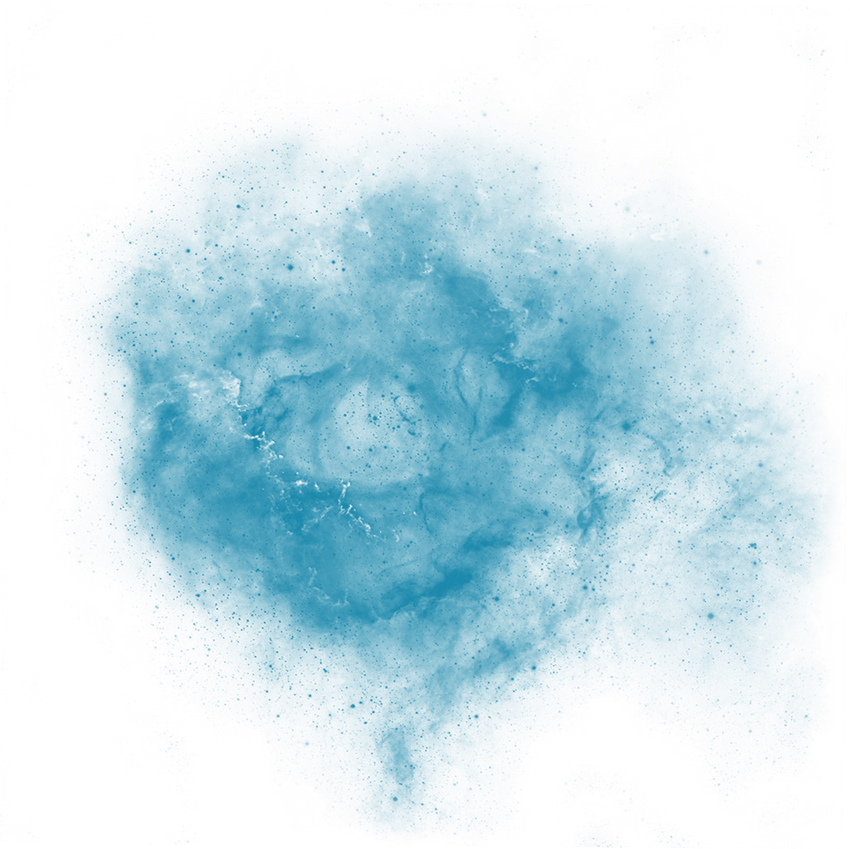 Blue Dry Paint Nebula